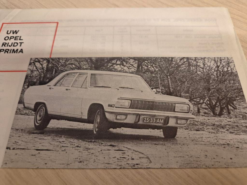 1966 zeldzameNederlands Opel Admiral Koni schokbreker folder, Ophalen of Verzenden, Zo goed als nieuw, Opel
