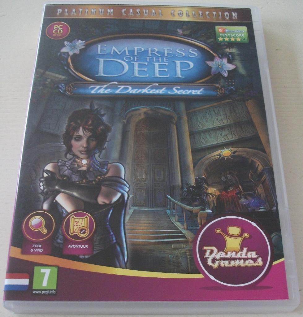 PC Game *** EMPRESS OF THE DEEP 1 *** The Darkest Secret, Spelcomputers en Games, Games | Pc, Zo goed als nieuw, Puzzel en Educatief
