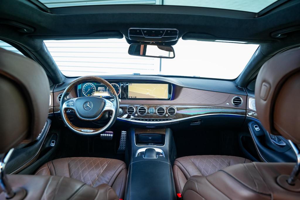Mercedes-Benz S-klasse 500 4Matic Lang Edition 1 Maybach pak, Gebruikt, Zwart, Bedrijf, Vierwielaandrijving