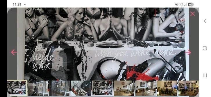 Uniek Epoxy Schilderij 'The Last Supper' van Dr. Kunstenaar, Ophalen of Verzenden