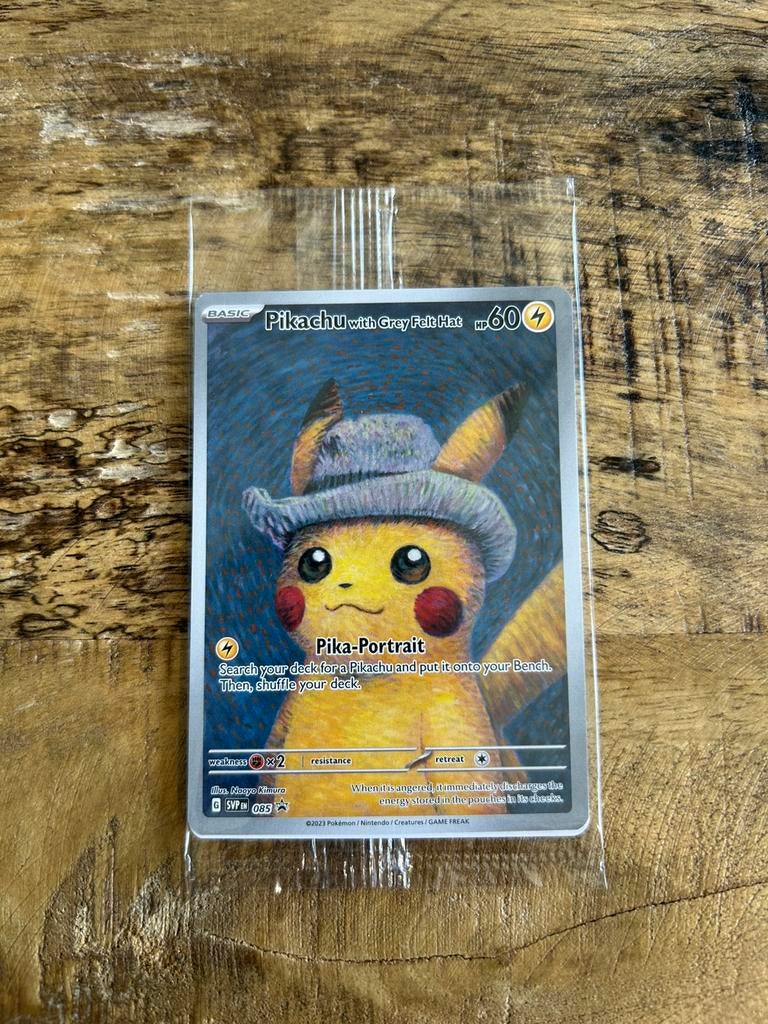 Pikachu van gogh kaart nieuw!, Ophalen of Verzenden, Nieuw