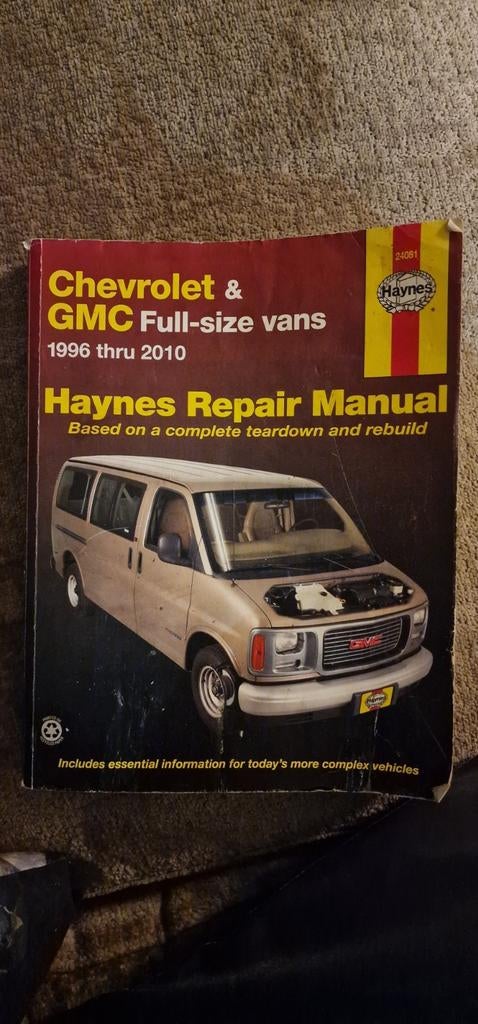 handleiding GMC Savana / Chevrolet Express, Ophalen of Verzenden