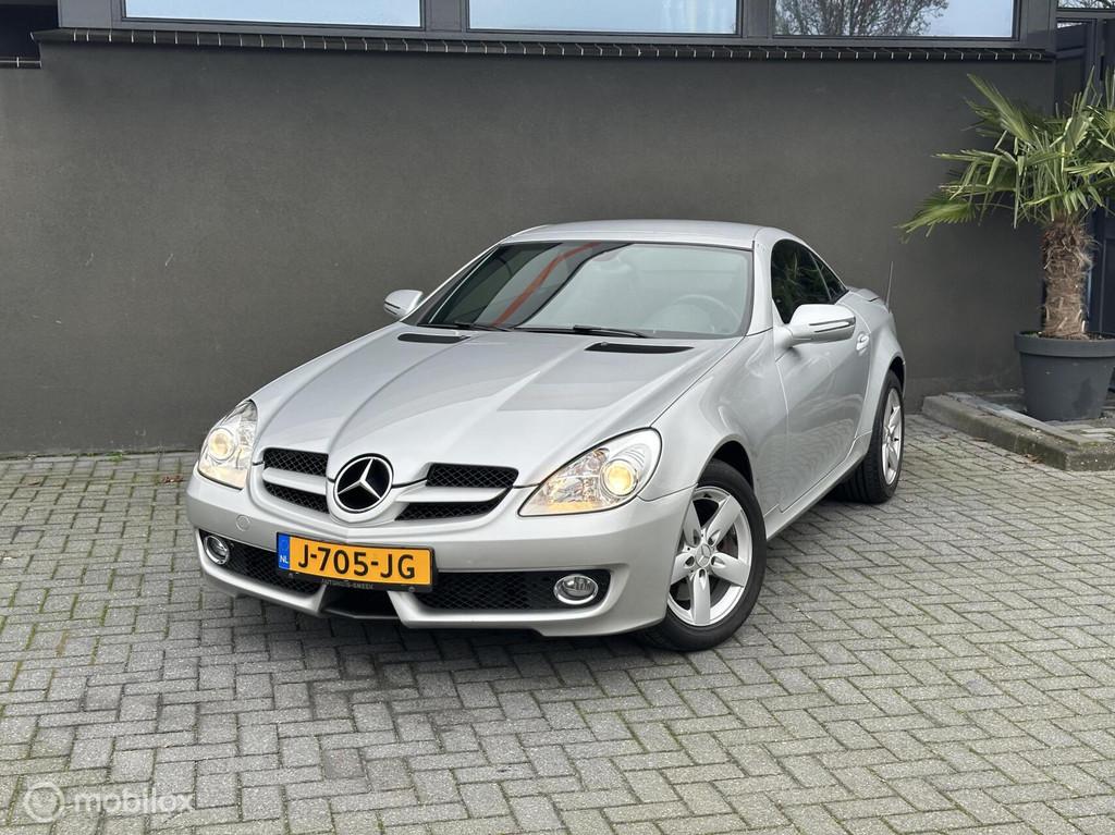 Mercedes SLK-klasse 200 K. Prestige Plus | Leer | Stoelverw., 13 km/l, Achterwielaandrijving, Gebruikt, 4 cilinders
