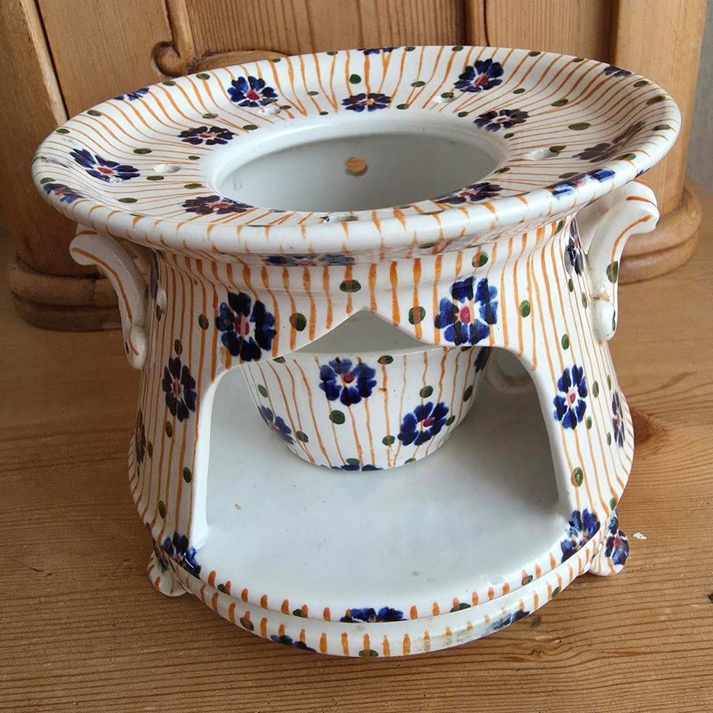 €50,00 Theelicht oud boerenbont, Verzenden