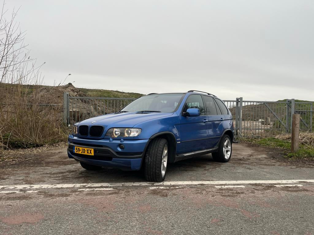 BMW X5 4.6 IS AUT 2002 Blauw, Auto's, Automaat, Origineel Nederlands, Vierwielaandrijving, SUV of Terreinwagen