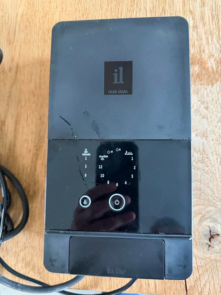 In-Lite Hub 50VA transformator voor buitenverlichting, Tuin en Terras, Buitenverlichting, Zo goed als nieuw, Overige typen, Kunststof