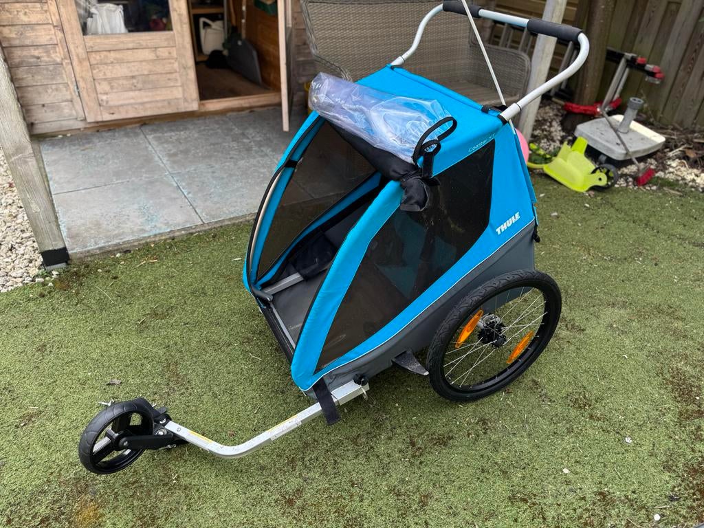 Thule Coaster XT fietskar, Ophalen, Gebruikt, Opvouwbaar, Kinderkar