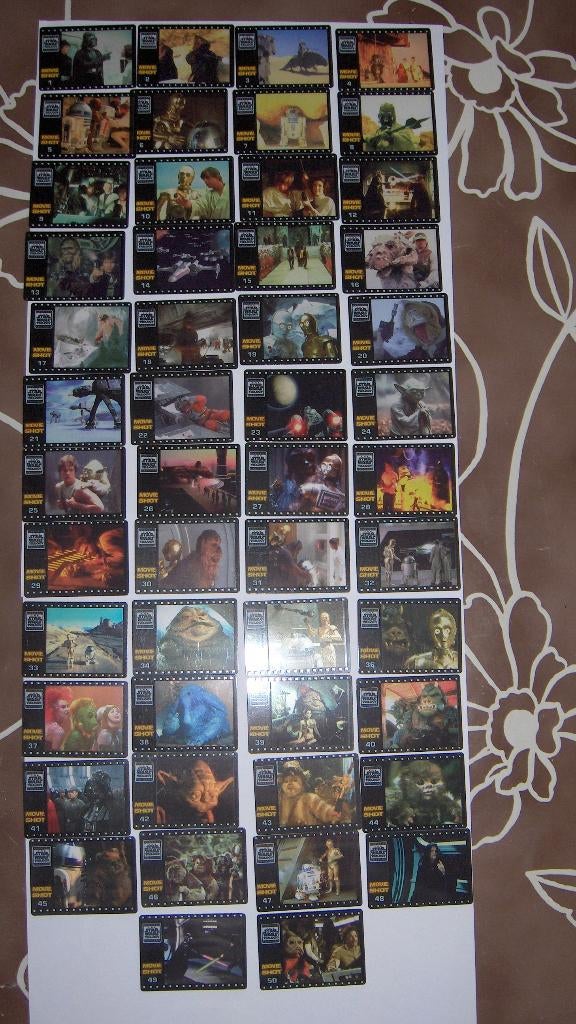 STAR WARS MOVIE SHOTS NL + Belgische, niet alles meer., Verzamelen, Ophalen of Verzenden, Spiek, Overige typen