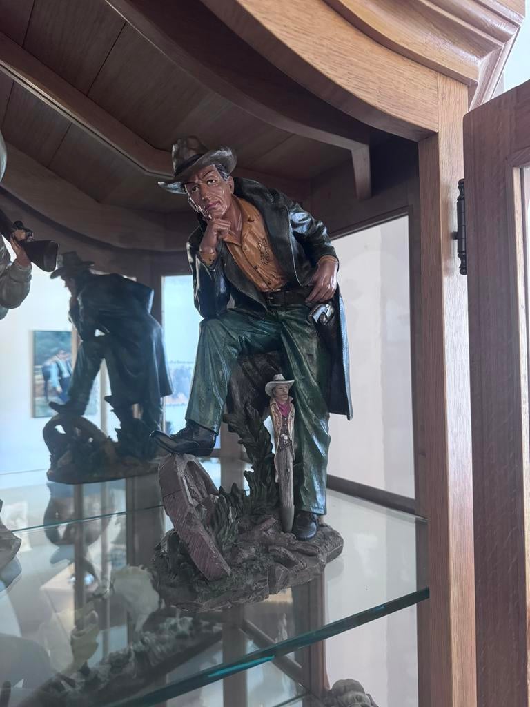 Cowboy beeld, Verzamelen, Beelden en Beeldjes, Ophalen, Zo goed als nieuw