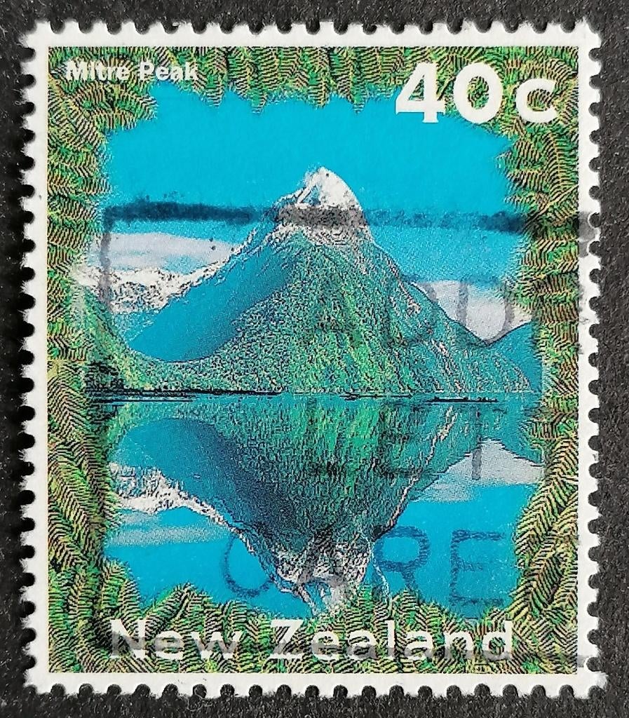 NIEUW-ZEELAND - Mitre Peak 1995, Verzenden, Gestempeld