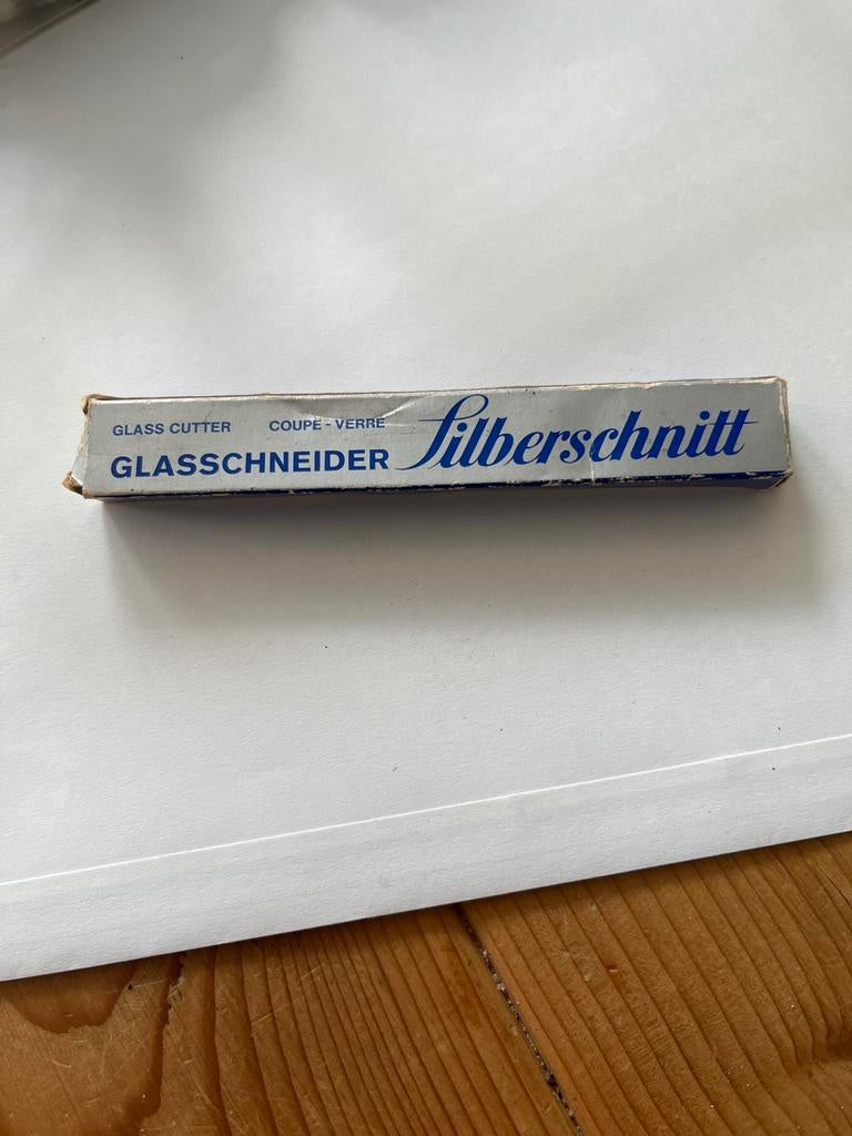 Silberschnitt glassnijder, Ophalen of Verzenden, Gebruikt