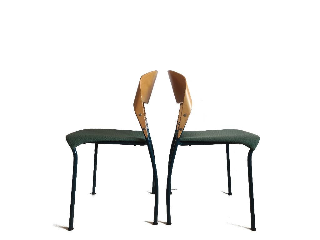 Schitterende plywood Krijn Hamelink design stoel Car Katwijk, Ophalen, Gebruikt, Hout, Twee