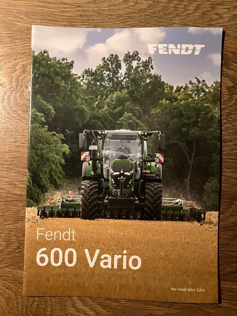 Fendt folder 600 vario duitstalig, Boeken, Verzenden, Nieuw