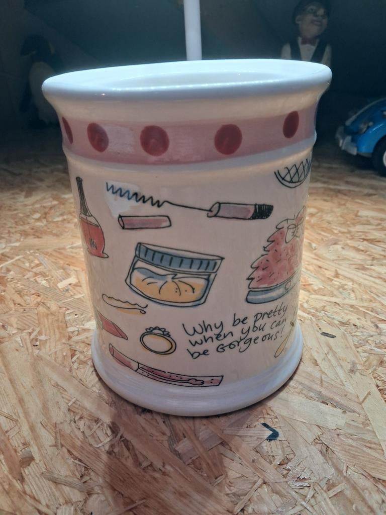 Voorraadpot van blond Amsterdam, Ophalen of Verzenden, Zo goed als nieuw, Steen, Aardewerk of Keramiek, Overige thema's