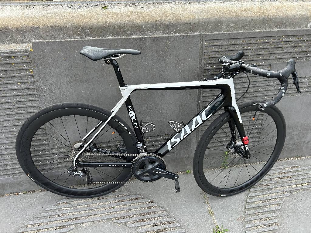 ISAAC Kaon 56 cm Shimano Ultegra & Fore carbon wheelset, 28 inch, Gebruikt, Carbon, Heren