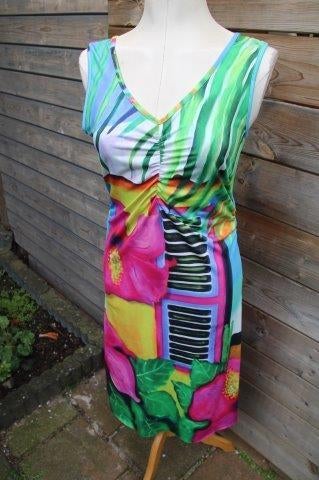 Jurk gekleurd Lizzy & Coco mt S Vaste prijs, Overige kleuren, Verzenden, Maat 36 (S), Lizzy & Coco