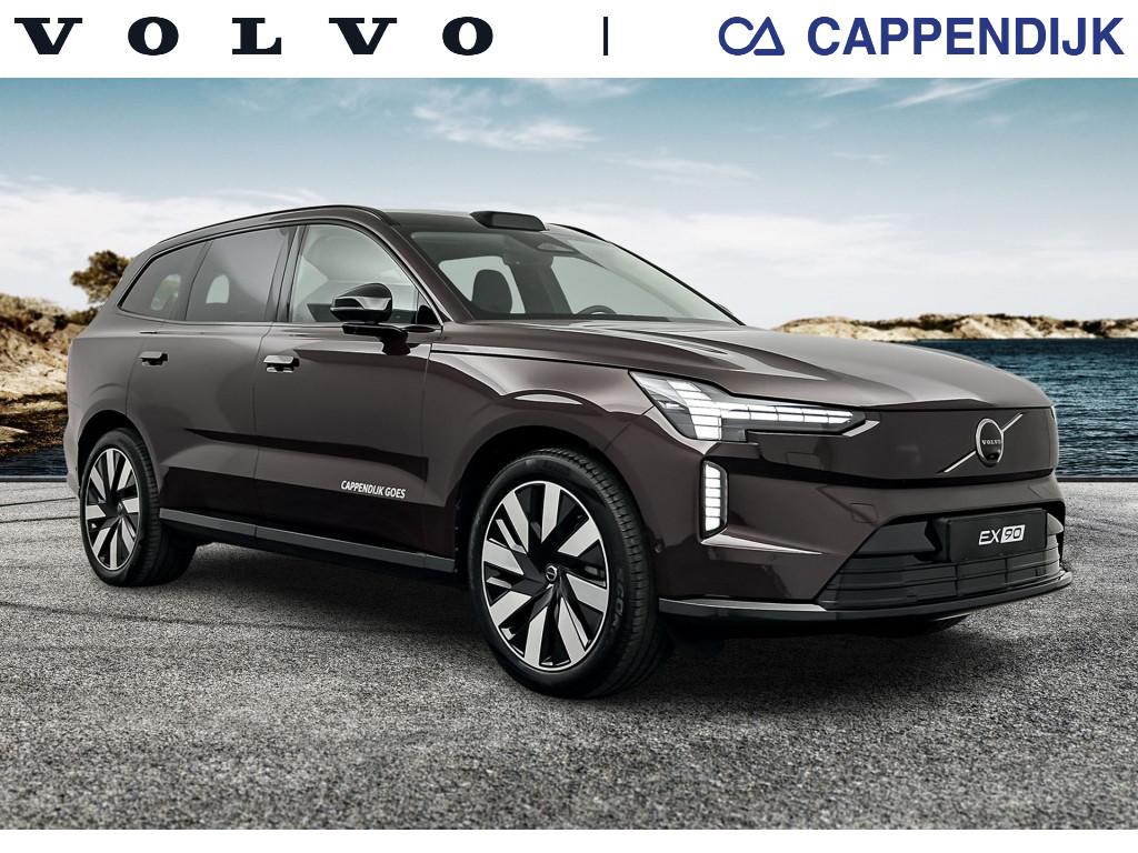 Volvo EX90 Twin Motor Ultra nieuwprijs €107.650,-, Keurmerk '100% Onderhouden', 0 cilinders, Leder, 6 stoelen