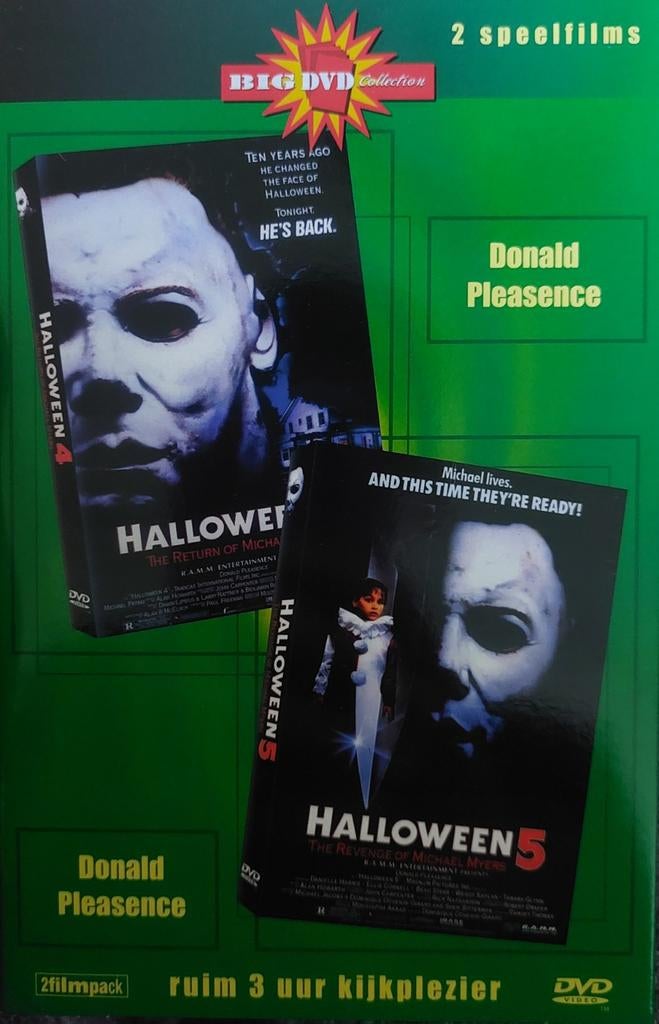 ⭐️HALLOWEEN 3 EN DEEL 4 cult horror's⭐️, Cd's en Dvd's, Dvd's | Horror, Vanaf 16 jaar, Ophalen of Verzenden, Zo goed als nieuw