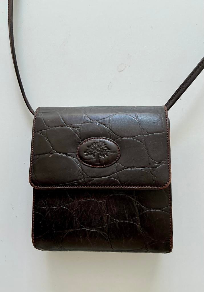 Mulberry schoudertas, Ophalen of Verzenden, Zo goed als nieuw, Bruin, Schoudertasje