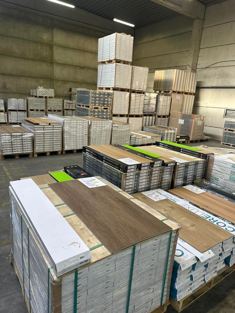 Pvc vloeren outlet, Huis en Inrichting, Stoffering | Vloerbedekking, Ophalen, Zo goed als nieuw, 75 m² of meer, Laminaat