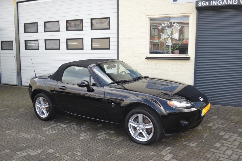 Mazda MX-5 1.8 Exclusive Pracht Auto, 127 pk, Gebruikt, Zwart, 4 cilinders