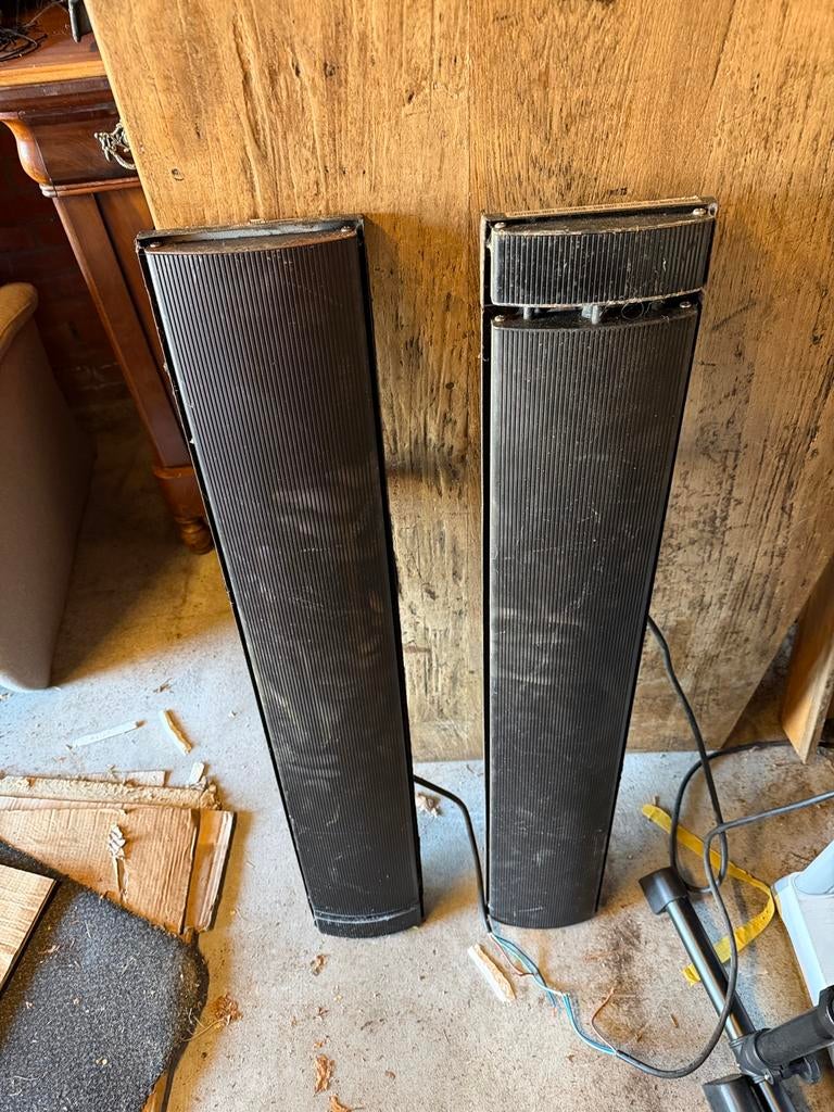 2x Zwarte Infrarood Heater ca. 1200 Watt, Ophalen of Verzenden, Gebruikt, Elektrisch, Wand