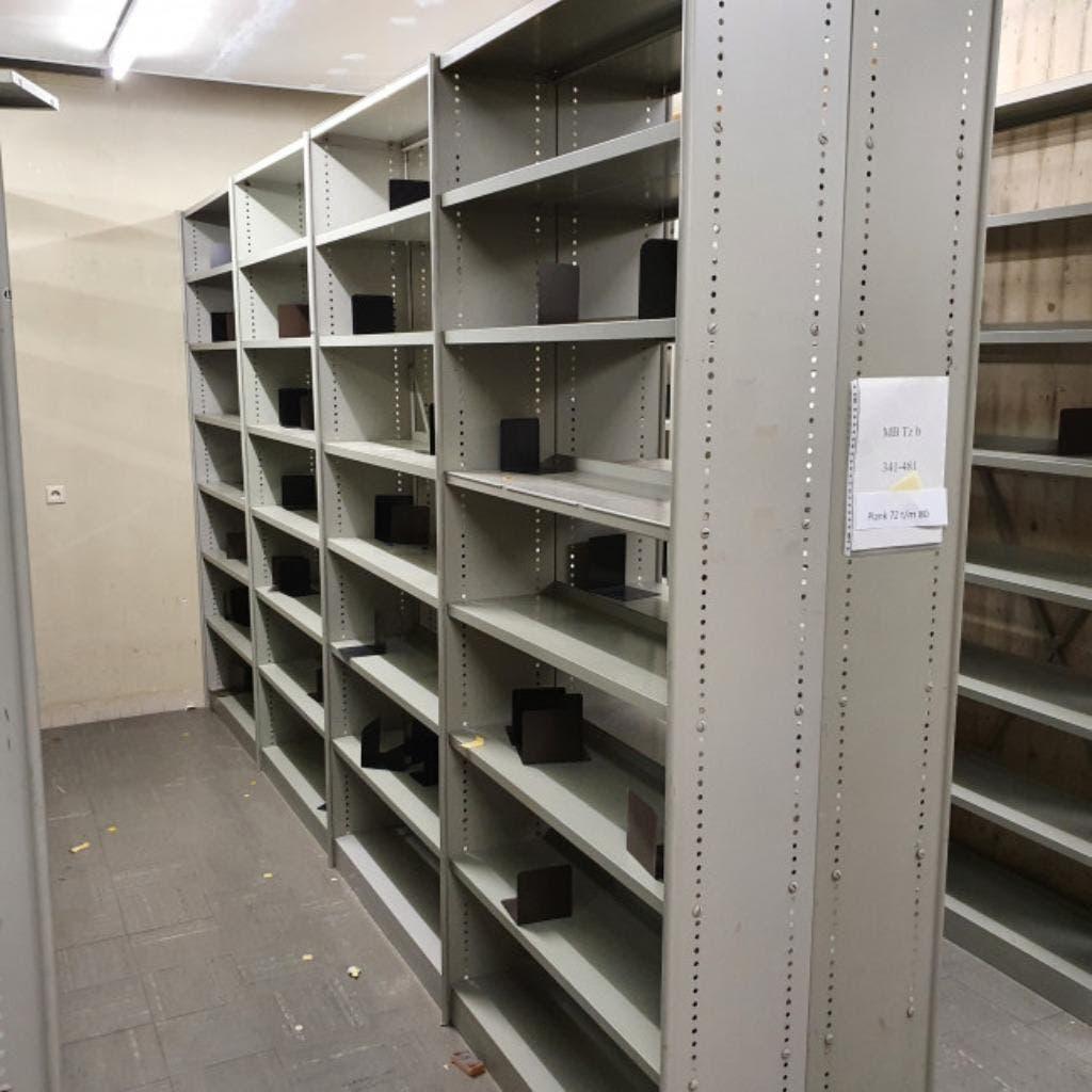 Diverse metalen legbordstelling stelling stellingkasten, Ophalen, Gebruikt