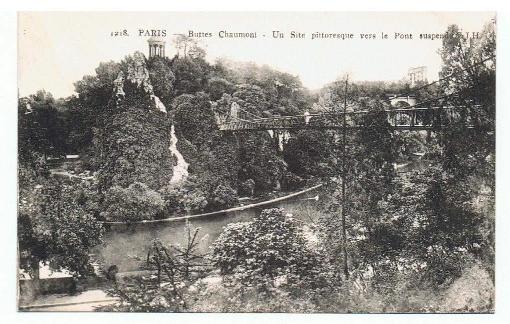 Parijs  Buttes Chaumont  Nr. 262, Ophalen of Verzenden, Voor 1920, Ongelopen, Frankrijk