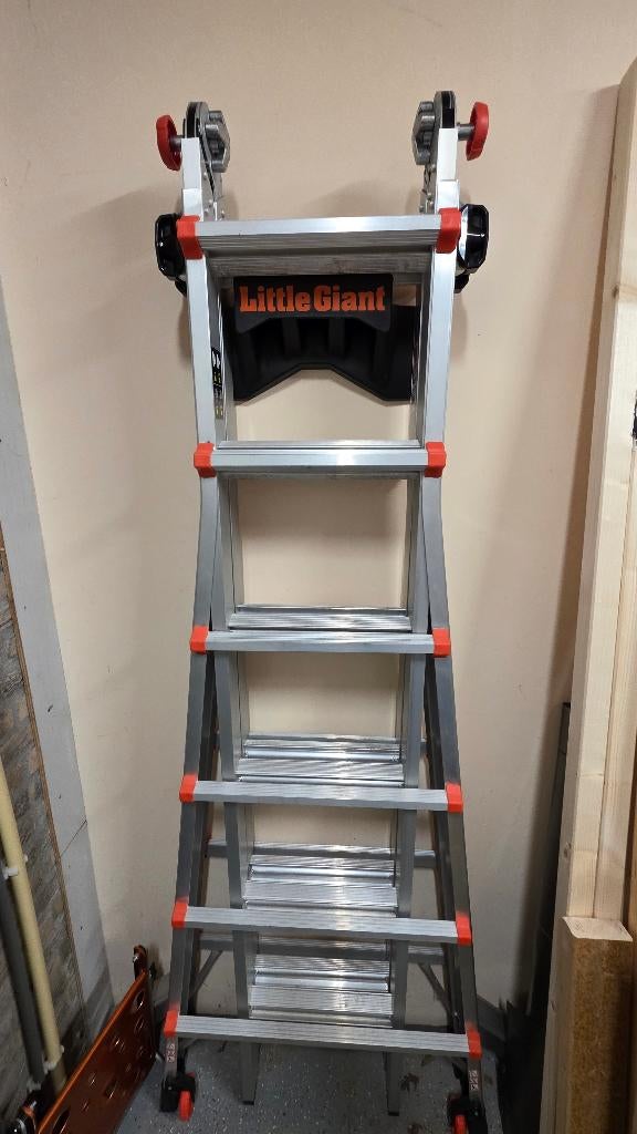 Little Giant Velocity ladder 4x6, Ophalen, Zo goed als nieuw, Ladder, Opvouwbaar of Inschuifbaar