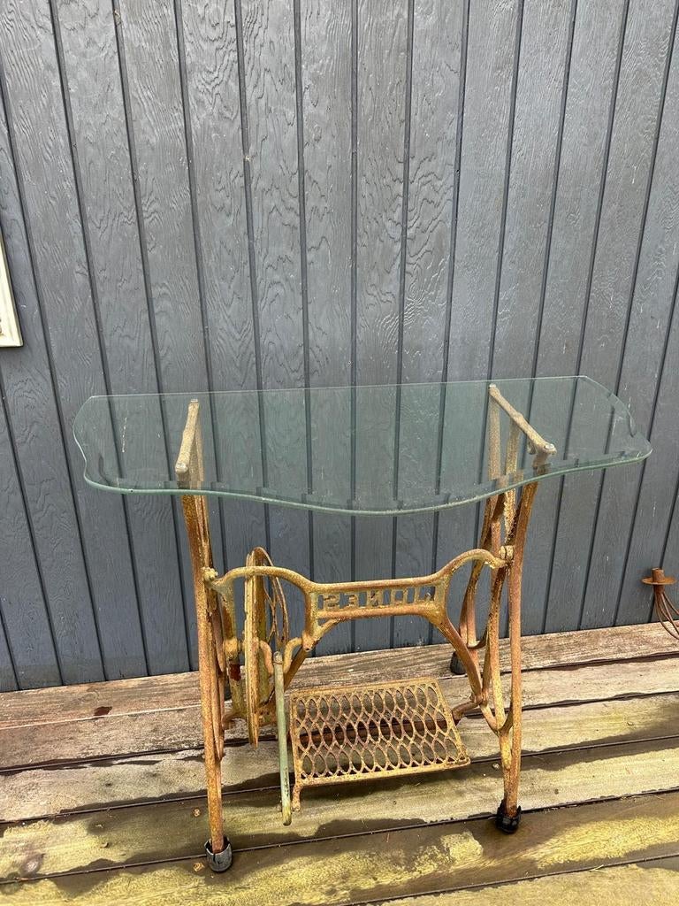 Metalen naaimachine onderstel Jones, Antiek en Kunst, Ophalen