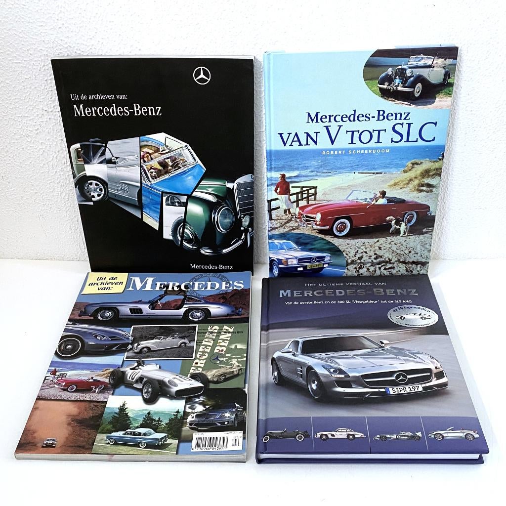 Mercedes-Benz 4 boeken, Boeken, Auto's | Boeken, Zo goed als nieuw, Mercedes, Verzenden