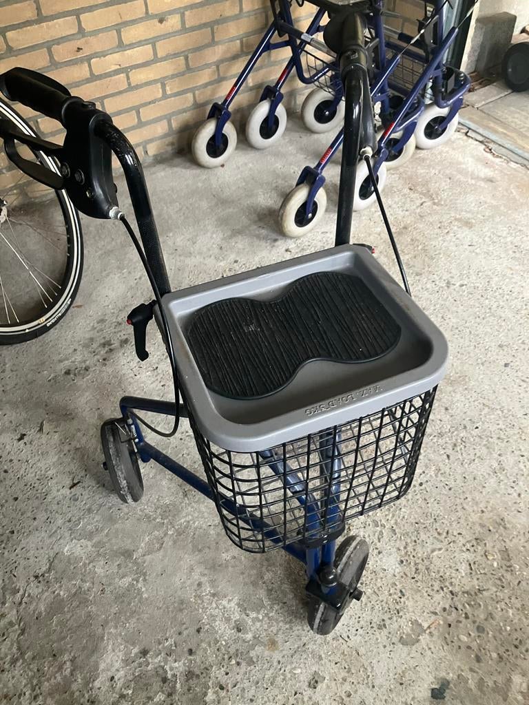 Rollator wendbaar, Ophalen of Verzenden, Opvouwbaar, Gebruikt