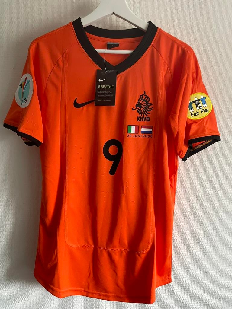 Euro 2000 Nike Nederlands elftal shirt Kluivert maat L, Sport en Fitness, Voetbal, Maat L, Ophalen of Verzenden, Nieuw, Shirt