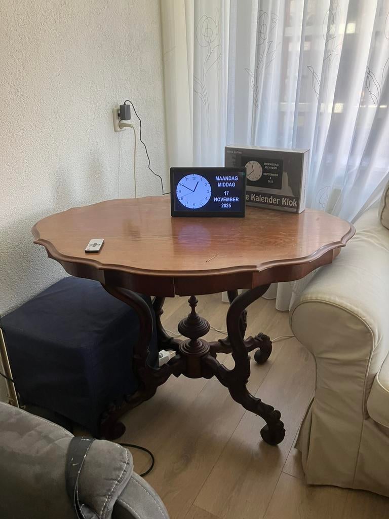 Biedermeier spinnepoottafel (beetje opknappen)., Antiek en Kunst, Antiek | Meubels | Tafels, Ophalen