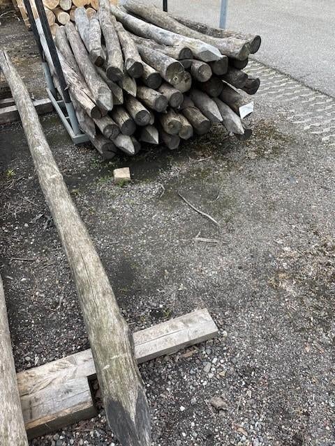 Robinia, geschild vergrijst, Tuin en Terras, Palen, Balken en Planken, Nieuw, Palen, 250 cm of meer, Ophalen