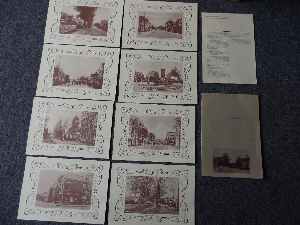 Fotografische impressie van Haren Groningen 8 prenten/foto's, Boeken, Ophalen of Verzenden, Zo goed als nieuw