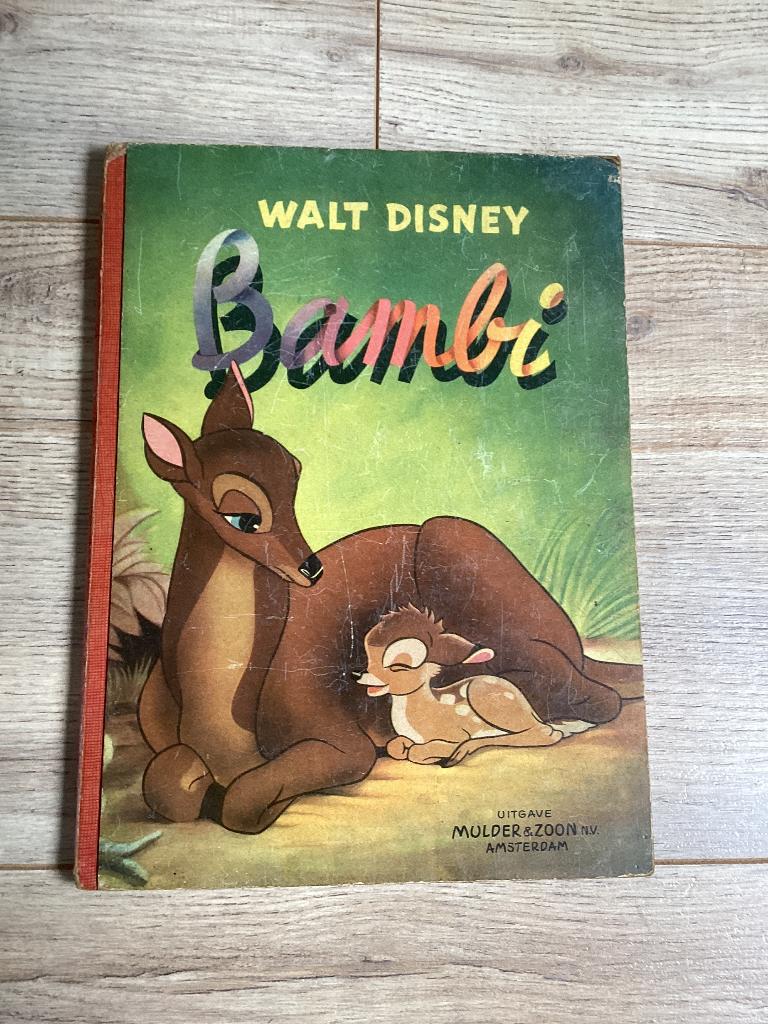 Vintage boek Bambi, Ophalen of Verzenden, Gelezen