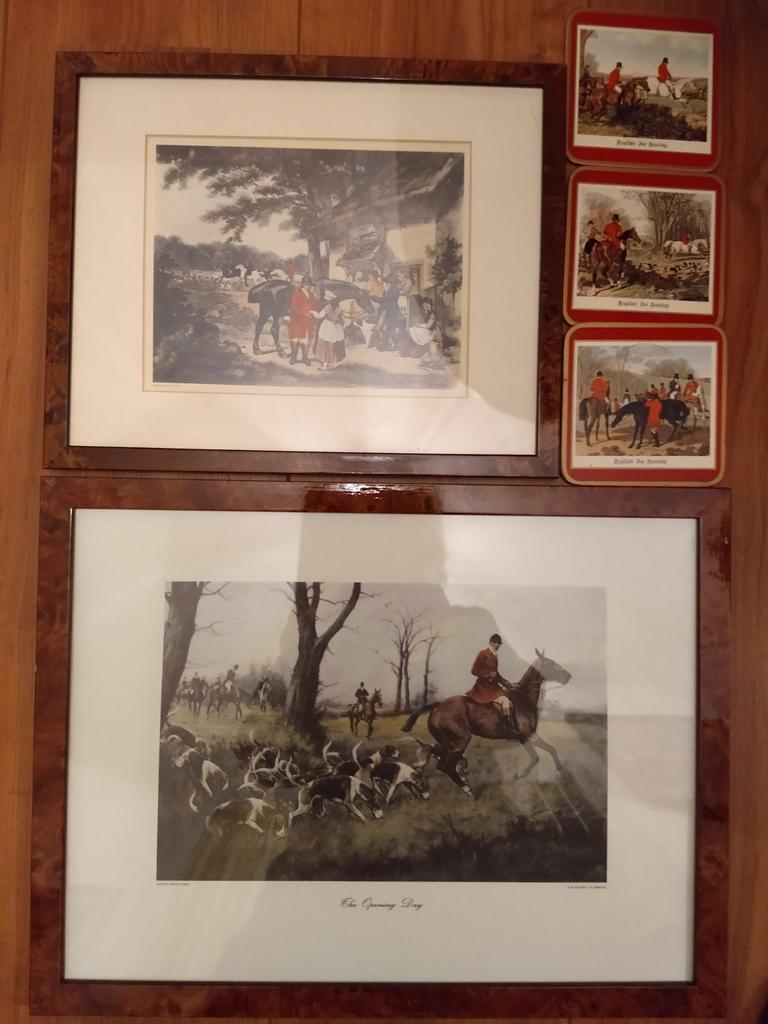 Jachttaferelen, Antiek en Kunst, Kunst | Etsen en Gravures, Ophalen of Verzenden