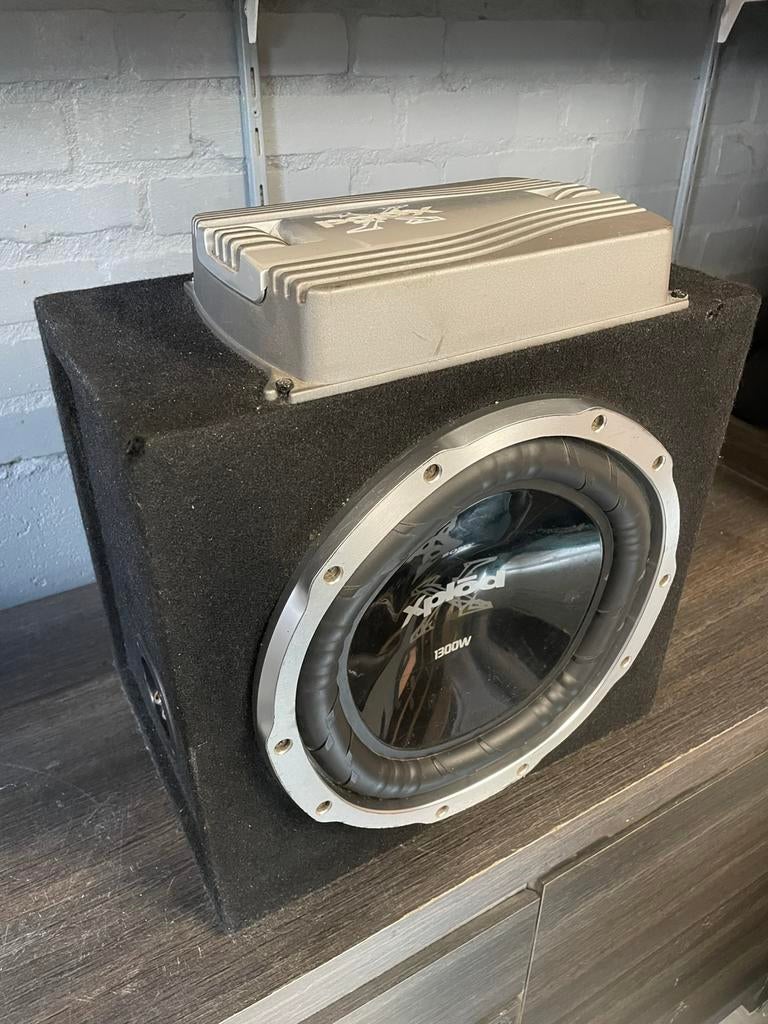 Sony Xplod subwoofer+versterker, Ophalen, Zo goed als nieuw