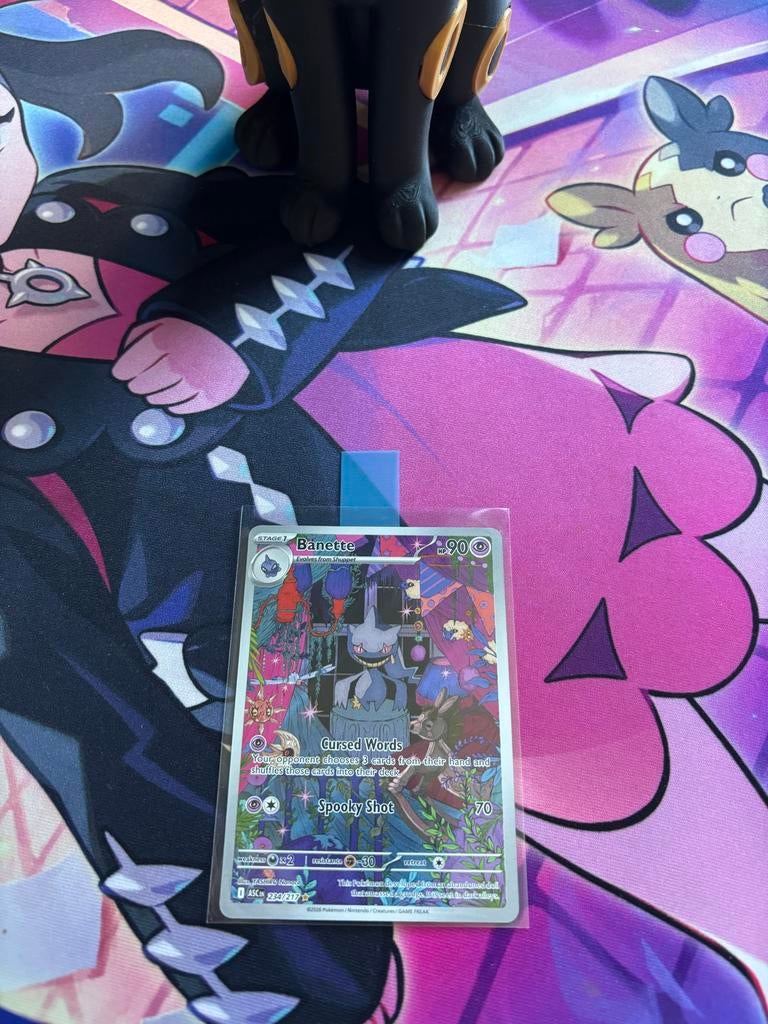Banette EX Full Art Pokémon Kaart (Obsidian Flames), Ophalen of Verzenden, Zo goed als nieuw, Losse kaart