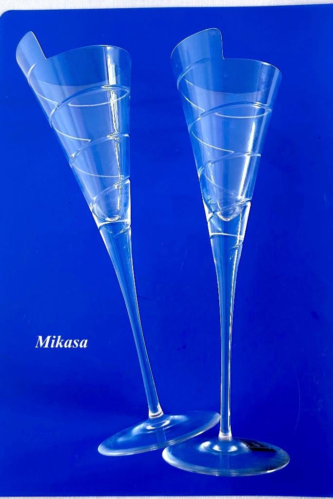 Mikasa 2 Champagneglazen design Glas Kristal, Ophalen