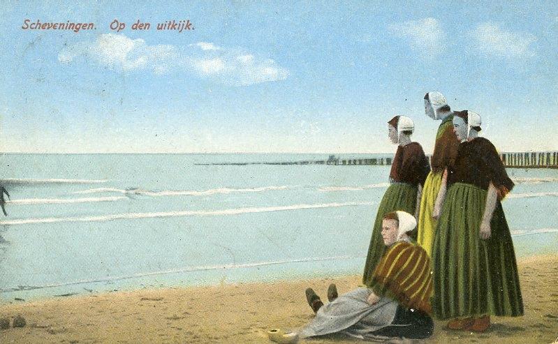 SCHEVENINGEN – Op den Uitkijk 1925 (VK682), Verzenden, 1920 tot 1940, Gelopen, Zuid-Holland