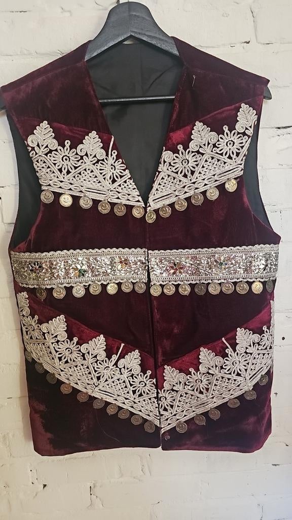 Afghani waskat, Kleding | Dames, Bodywarmers, Ophalen of Verzenden, Zo goed als nieuw, Maat 46/48 (XL) of groter, Zwart