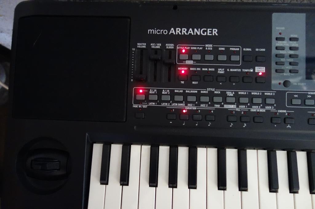 Korg Micro ARRANGER, Ophalen, Korg, Midi-aansluiting, 61 toetsen
