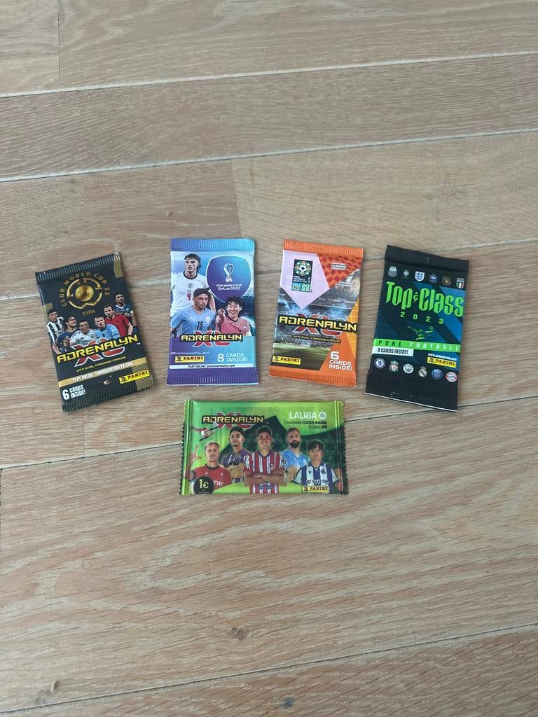 Panini Topps Voetbalzakjes WK, EK, La Liga, Top Class, Ophalen of Verzenden, Nieuw, Overige sporten, Poster, Plaatje of Sticker