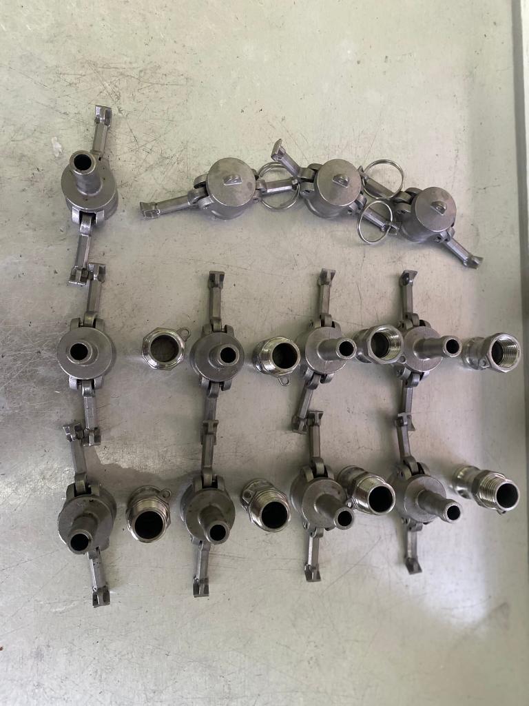 rvs (cam lock) koppelingen en fittingen, Ophalen of Verzenden, Nieuw