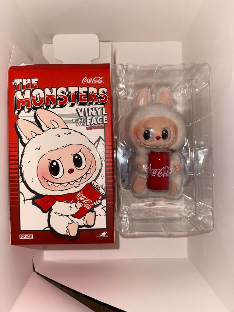 Labubu the monsters coca cola vinyl face blind box, Verzamelen, Ophalen of Verzenden, Nieuw