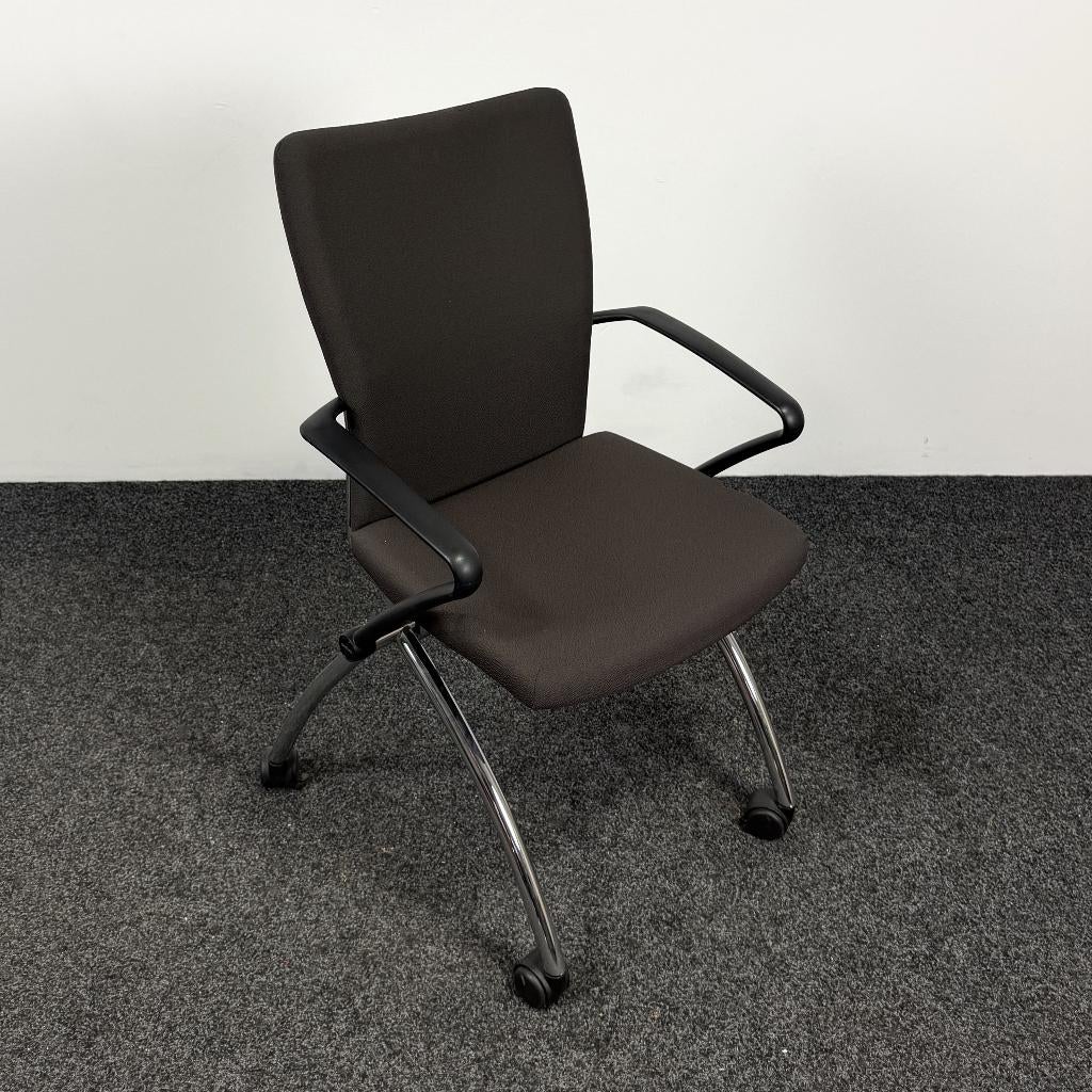 Comforto X99 Inklapbare Vergaderstoel - Antraciet 26093, Ophalen, Gebruikt, Eén, Stof