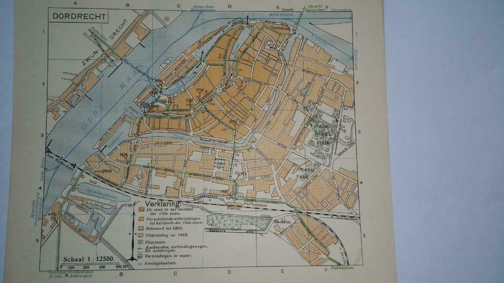 15   / Dordrecht  Litho 1917, Ophalen of Verzenden