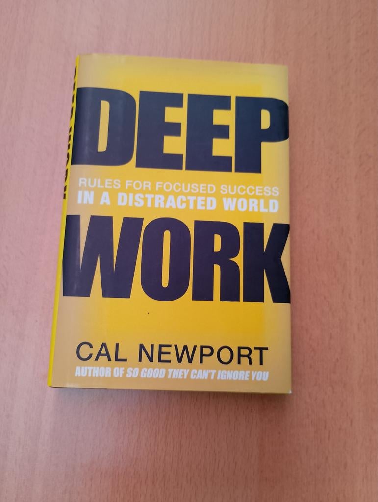 Deep Work cal newport, Ophalen of Verzenden, Zo goed als nieuw